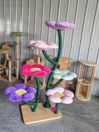 Ma boutique Cat trees Elysian Rainbow Flower Cat Tree