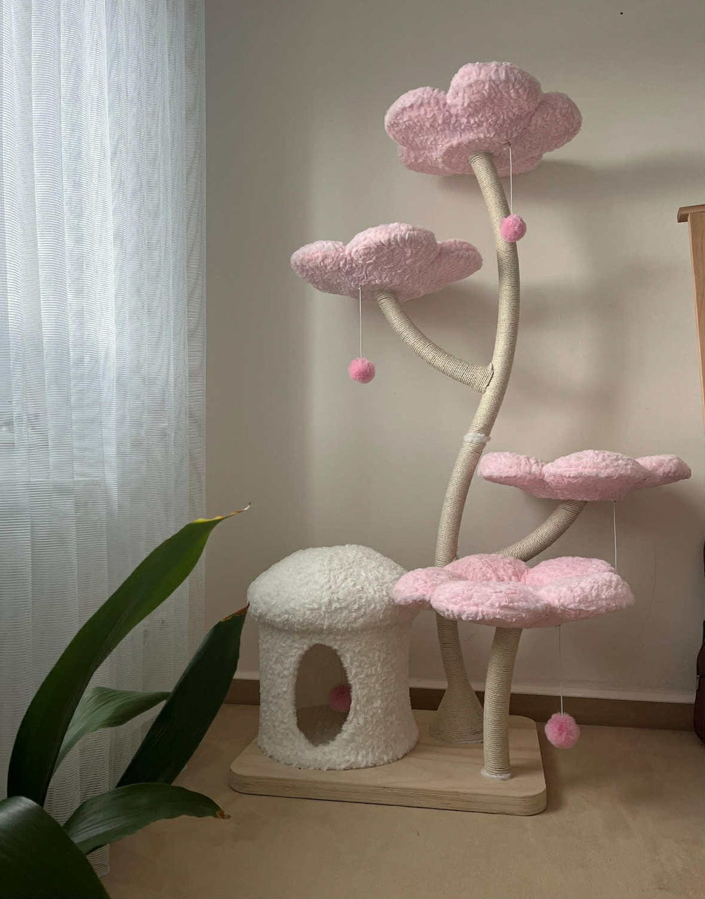 Ma boutique Cat trees Eve Pink Blossom Cat Tree