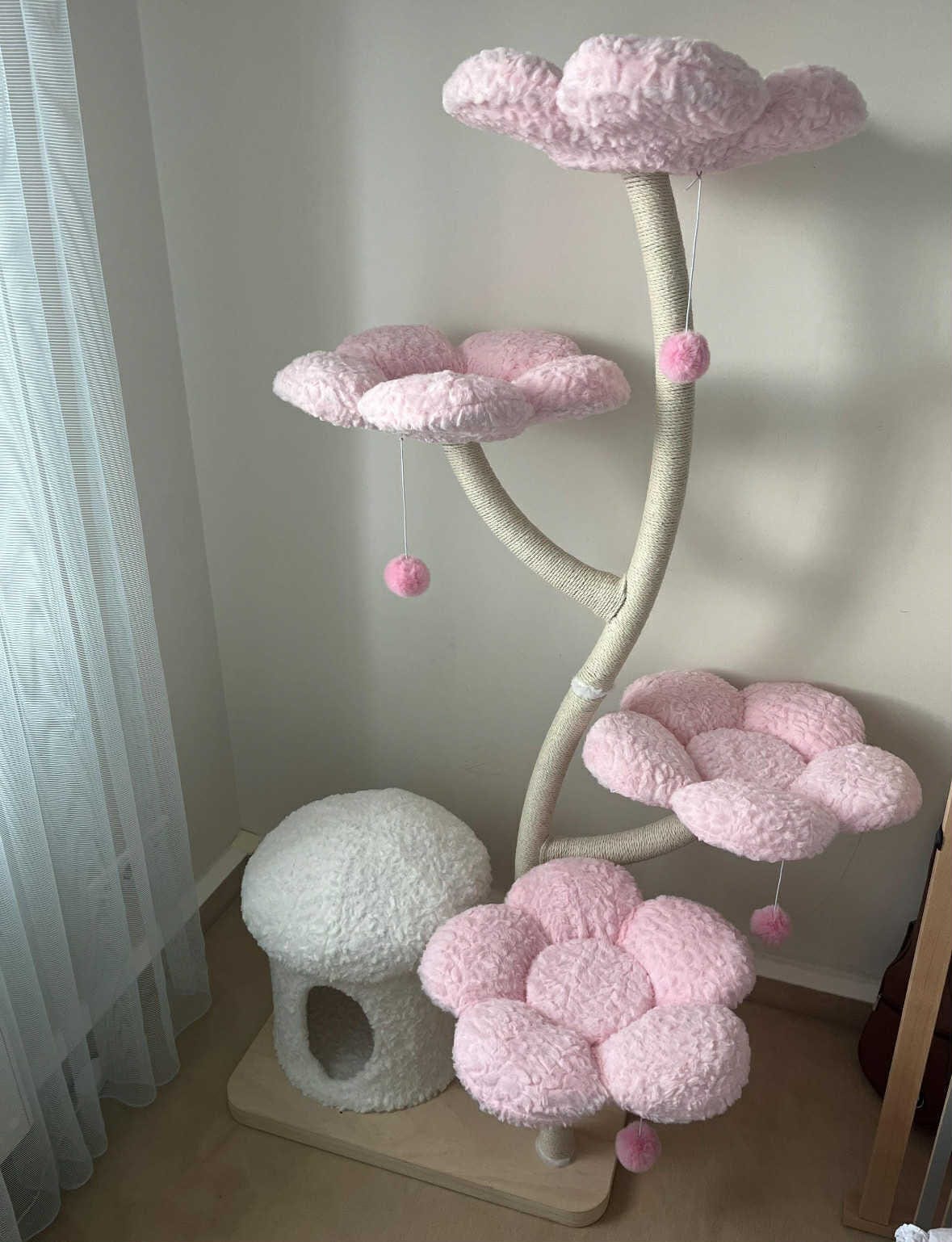 Ma boutique Cat trees Eve Pink Blossom Cat Tree