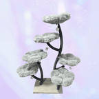 Meowera Cat trees Elysian Grey Flower Cat Tree
