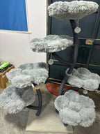 Meowera Cat trees Elysian Grey Flower Cat Tree