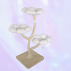 Meowera Cat trees Nebula White Flower Cat Tree