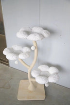 Meowera Cat trees Nebula White Flower Cat Tree