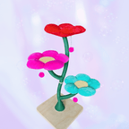 Nebula Rainbow Flower Cat Tree - Meowera