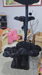 Eve Gothic Black Flower Cat Tree