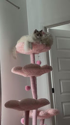 Elysian Pink Flower Cat Tree